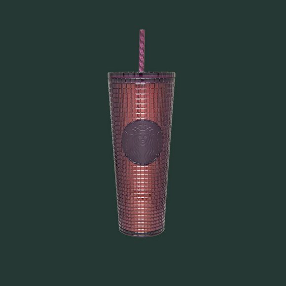 Starbucks Other - New Starbucks Purple Disco Grid Venti Cold Tumbler